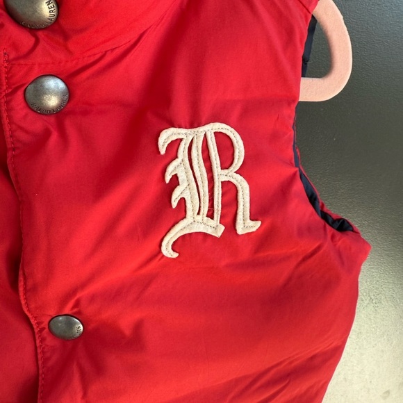 Ralph Lauren Reversible Down Vest 3T/4T Navy Red - Picture 11 of 11